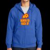 Tall Essential Fleece Full Zip Hooded Sweatshirt Thumbnail