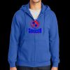 Tall Essential Fleece Full Zip Hooded Sweatshirt Thumbnail