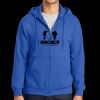 Tall Essential Fleece Full Zip Hooded Sweatshirt Thumbnail