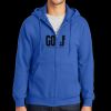 Tall Essential Fleece Full Zip Hooded Sweatshirt Thumbnail