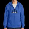 Tall Essential Fleece Full Zip Hooded Sweatshirt Thumbnail