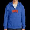 Tall Essential Fleece Full Zip Hooded Sweatshirt Thumbnail