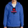 Tall Essential Fleece Full Zip Hooded Sweatshirt Thumbnail