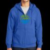 Tall Essential Fleece Full Zip Hooded Sweatshirt Thumbnail