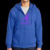 Tall Essential Fleece Full Zip Hooded Sweatshirt Thumbnail