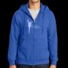 Tall Essential Fleece Full Zip Hooded Sweatshirt Thumbnail