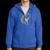 Tall Essential Fleece Full Zip Hooded Sweatshirt Thumbnail