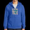 Tall Essential Fleece Full Zip Hooded Sweatshirt Thumbnail