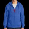 Tall Essential Fleece Full Zip Hooded Sweatshirt Thumbnail