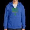 Tall Essential Fleece Full Zip Hooded Sweatshirt Thumbnail